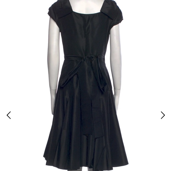 Diane Von Furstenberg Black Midi Dress - Picture 3 of 7